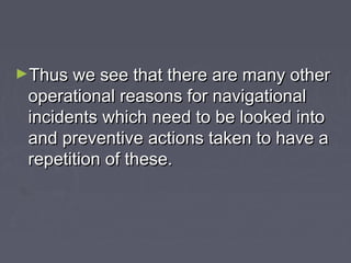 Safety of navigation | PPT