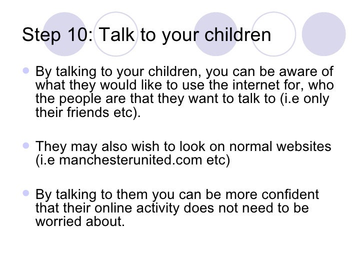 Online safety for your children