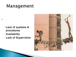 Lacking Procedur Safety orientation Training | PPT