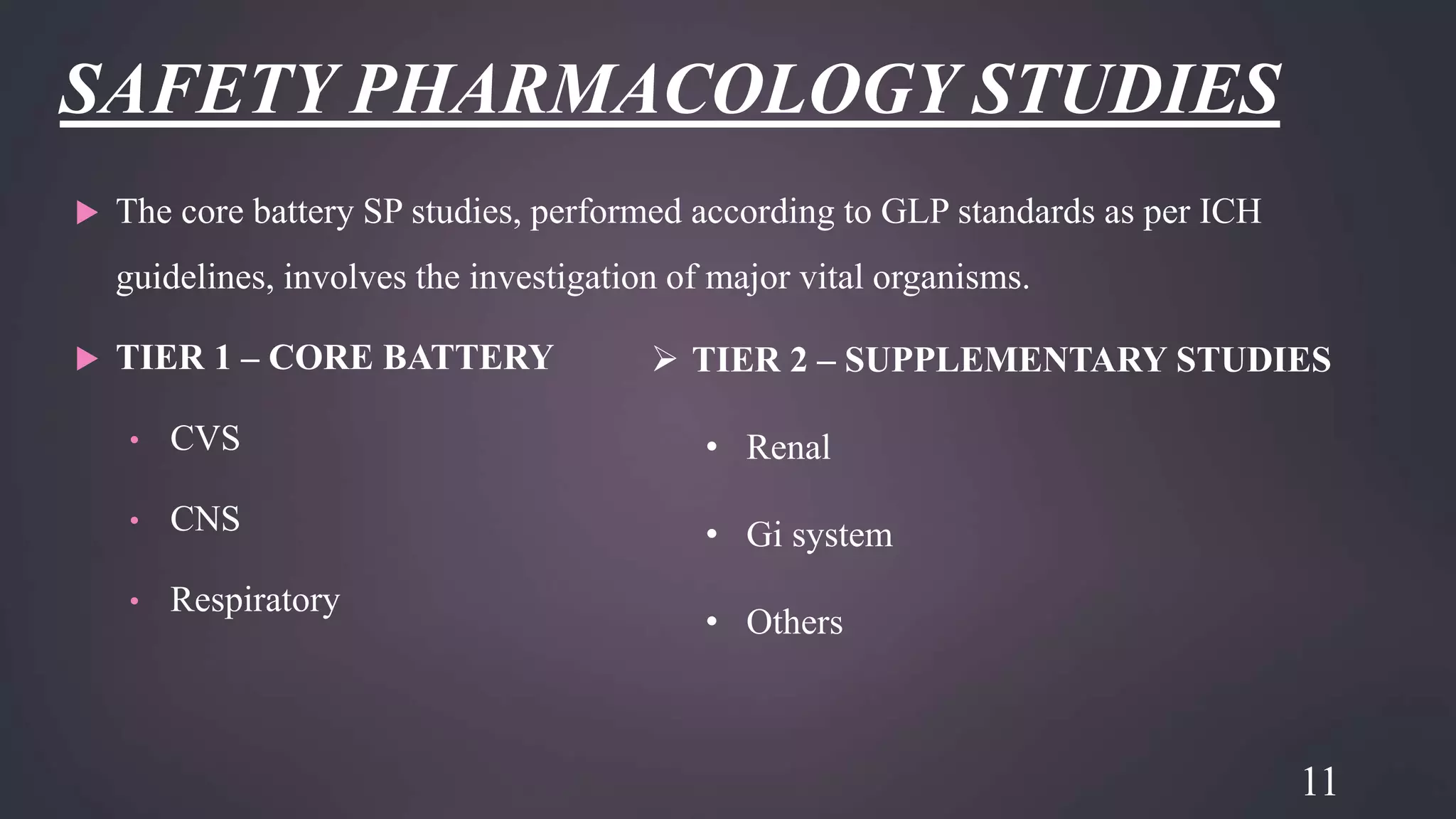 Safety Pharmacology, Cert. : S 7 A Safety Pharmacology Studies for ...