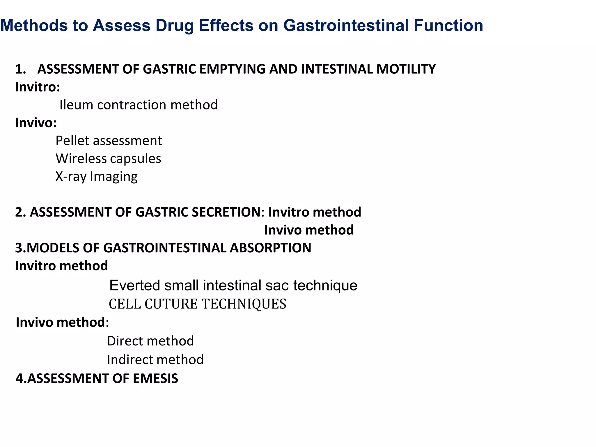 Safety pharmacology of git | PPTX