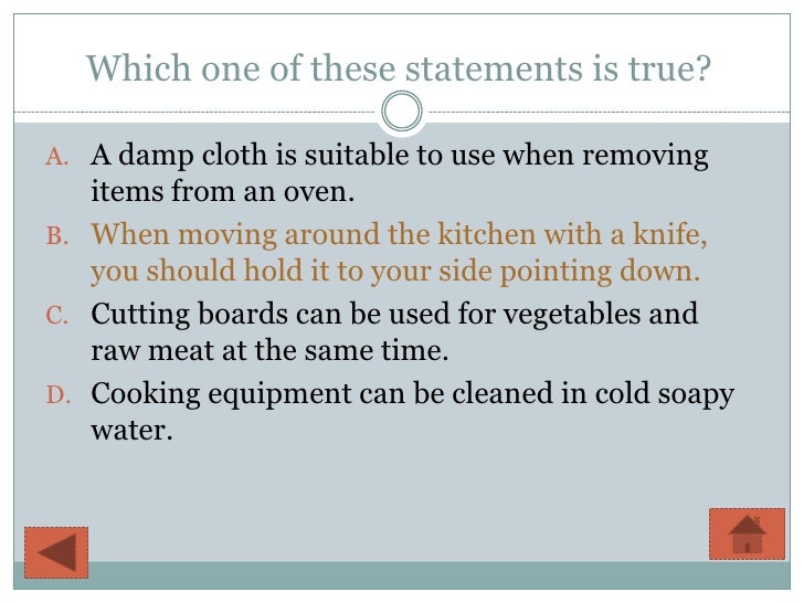Kitchen Safety Quiz