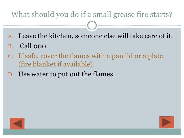 Kitchen Safety Quiz