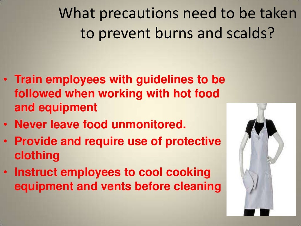 Accidents & Injuries in the Commercial Kitchen