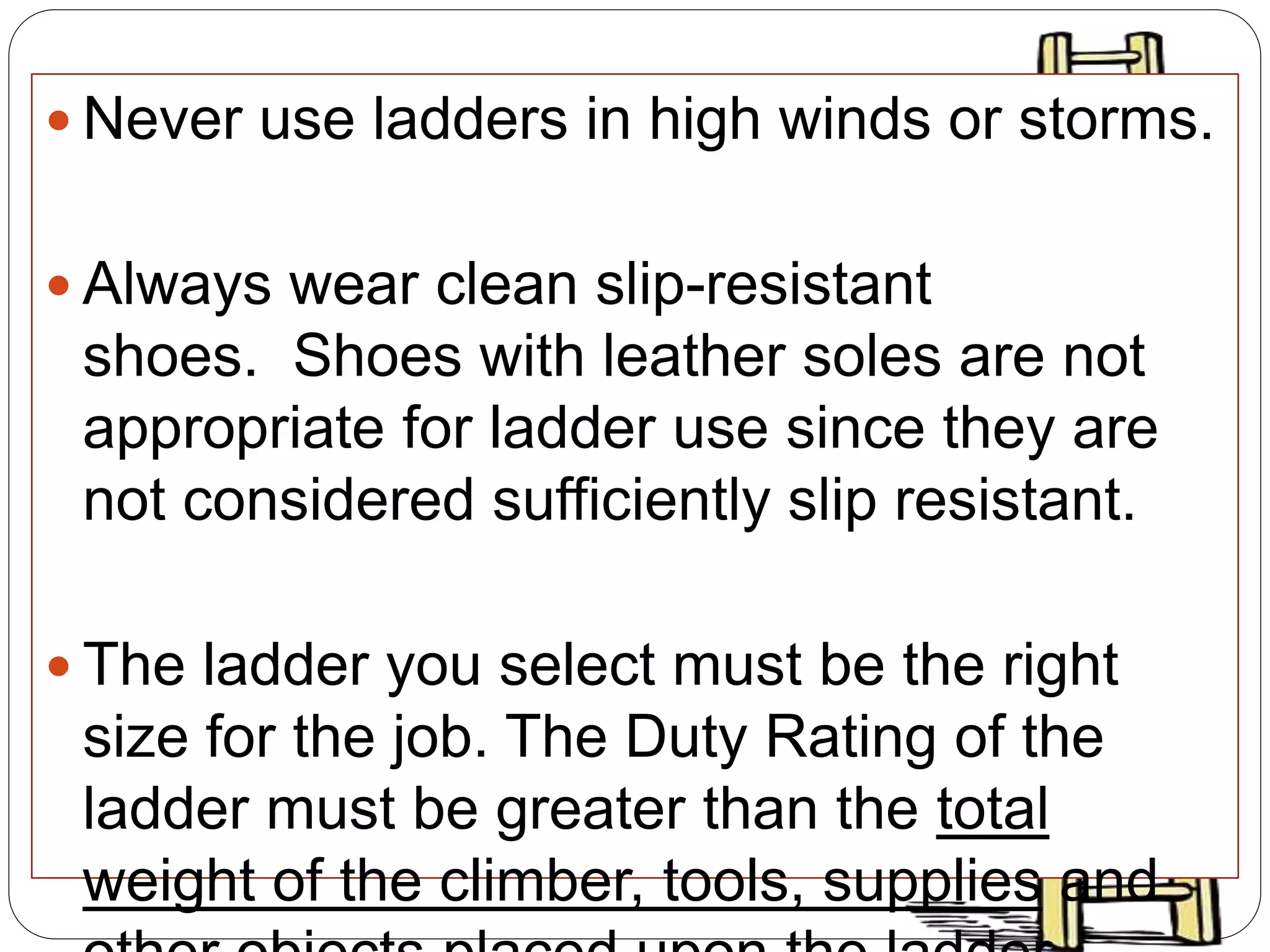 Safety Precautions in Using Ladders | PPTX