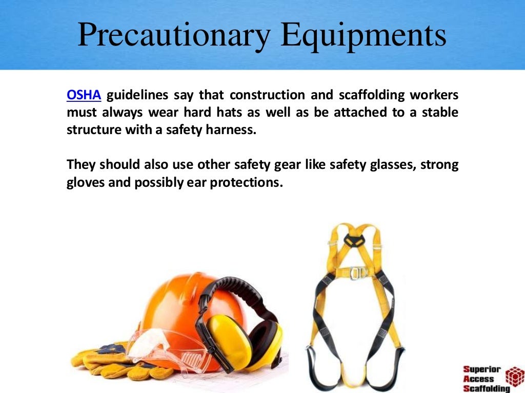 Safety Precautions For Working With Scaffolding