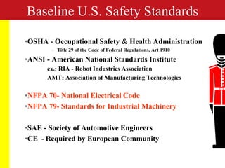 Safety Presentation 2010 , Tim Shane CED TRC Specialist for Rockwell ...