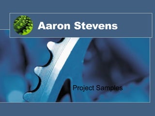 Aaron Stevens Project   Samples 