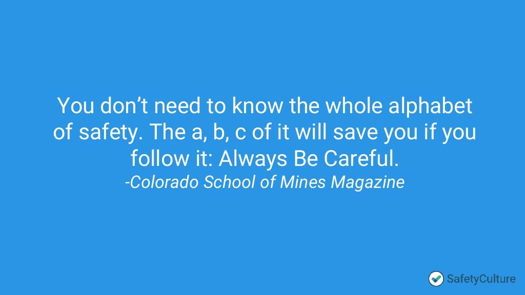 Top 20 Safety Quotes To Improve Your Safety Culture