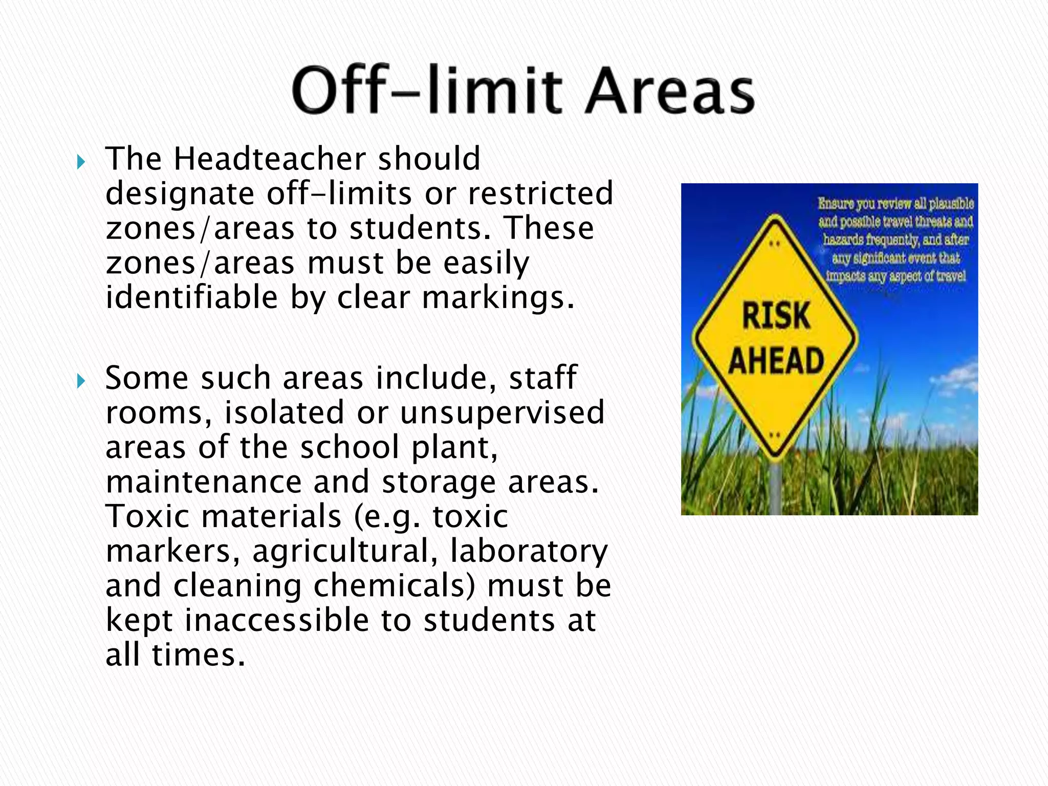 Safety & security in school | PPTX