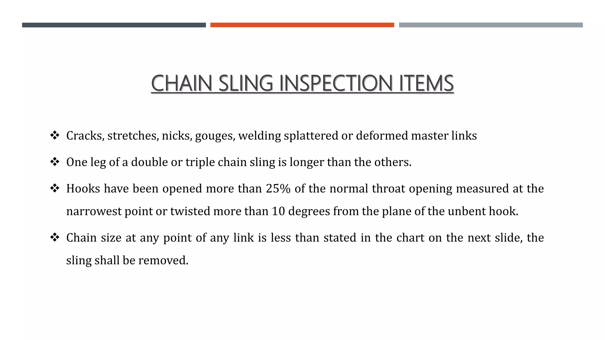 Safety consideration in Ropes , Slings and Fiber Ropes | PPTX