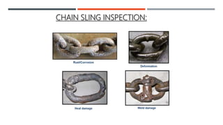 Safety consideration in Ropes , Slings and Fiber Ropes | PPTX
