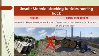 Stacking Safety Issue Safety Seminar civil to be ensured for safe working. | PPTX