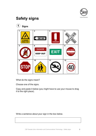 Safety Signs Pdf Education Safety Signs Pdf Education