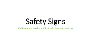 Engineering Control Signage Safety signs in the engineering industry | PPTX
