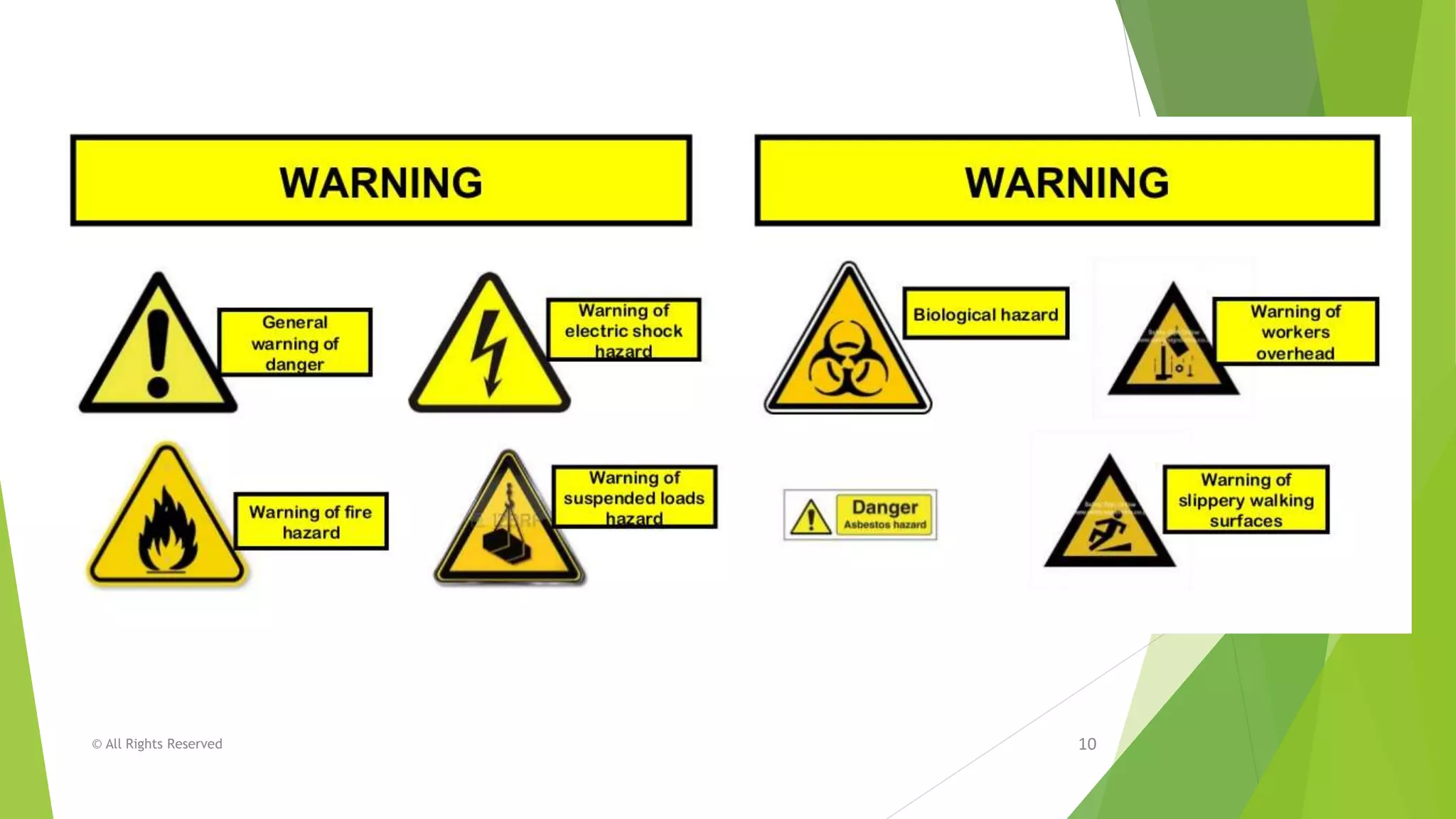 Safety Signs At Workplace | PPTX