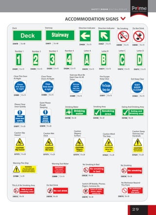 Safety signs catalogue | PDF