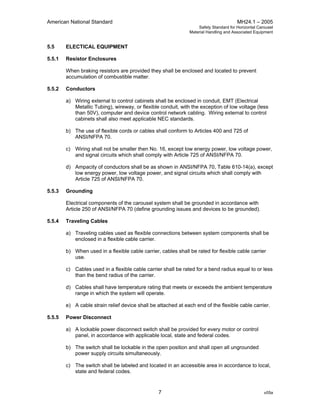 Safety Standard for Horizontal Carousel Material Handling and ...