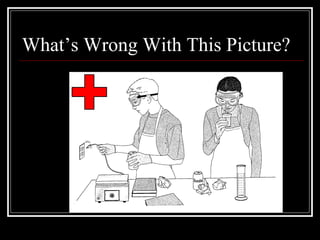 Lab Safety Incorrect Safety symbols for labs in the science classroom | PPT