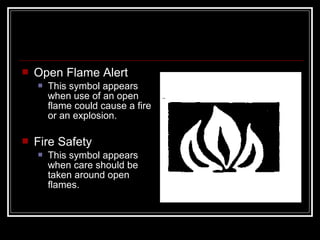Fire Science Sign Science Safety Symbols Fire