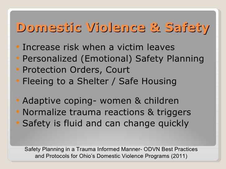 Non Violent Attempts At Preventing Domestic Abuse