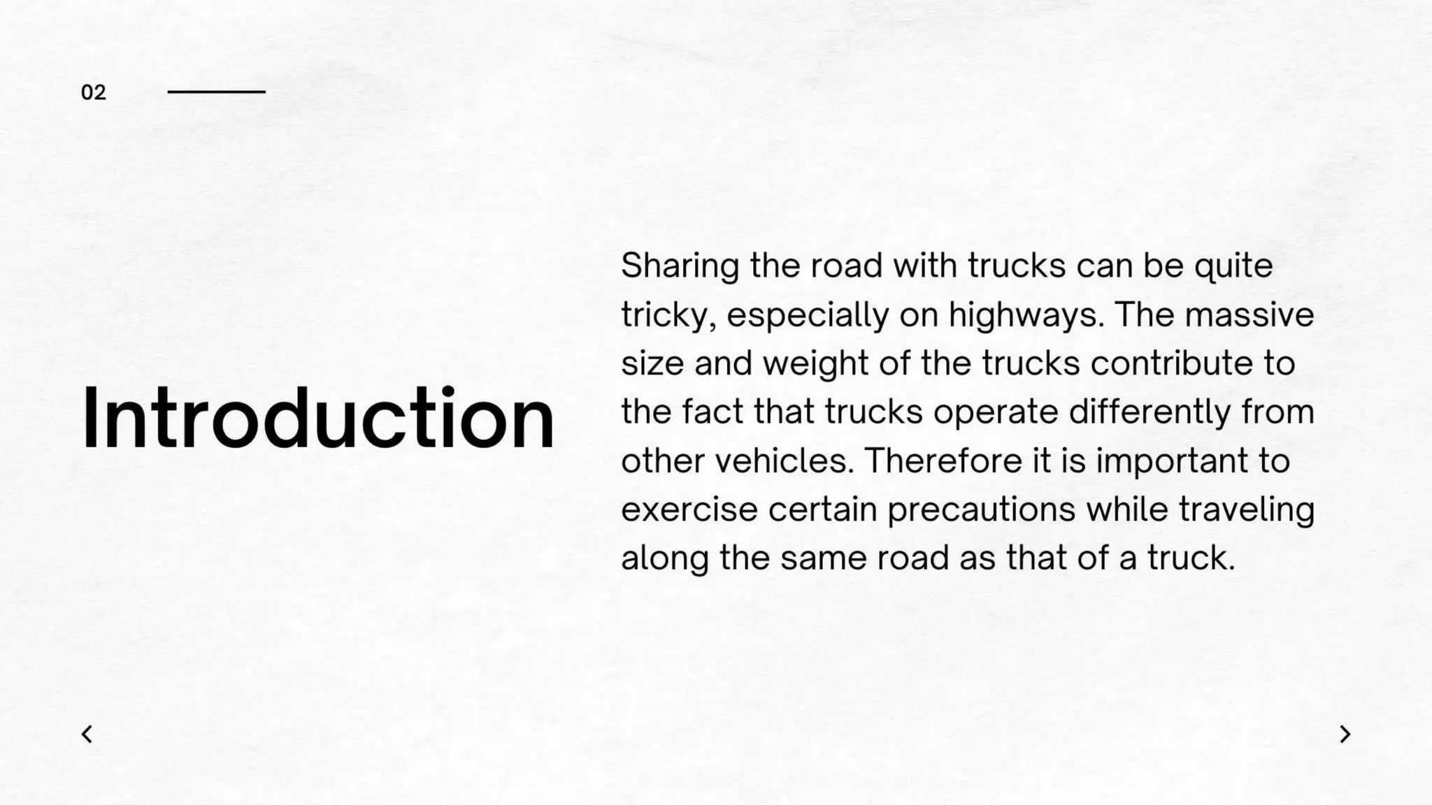 Safety Tips for Drivers Sharing the Road with Trucks | PPTX