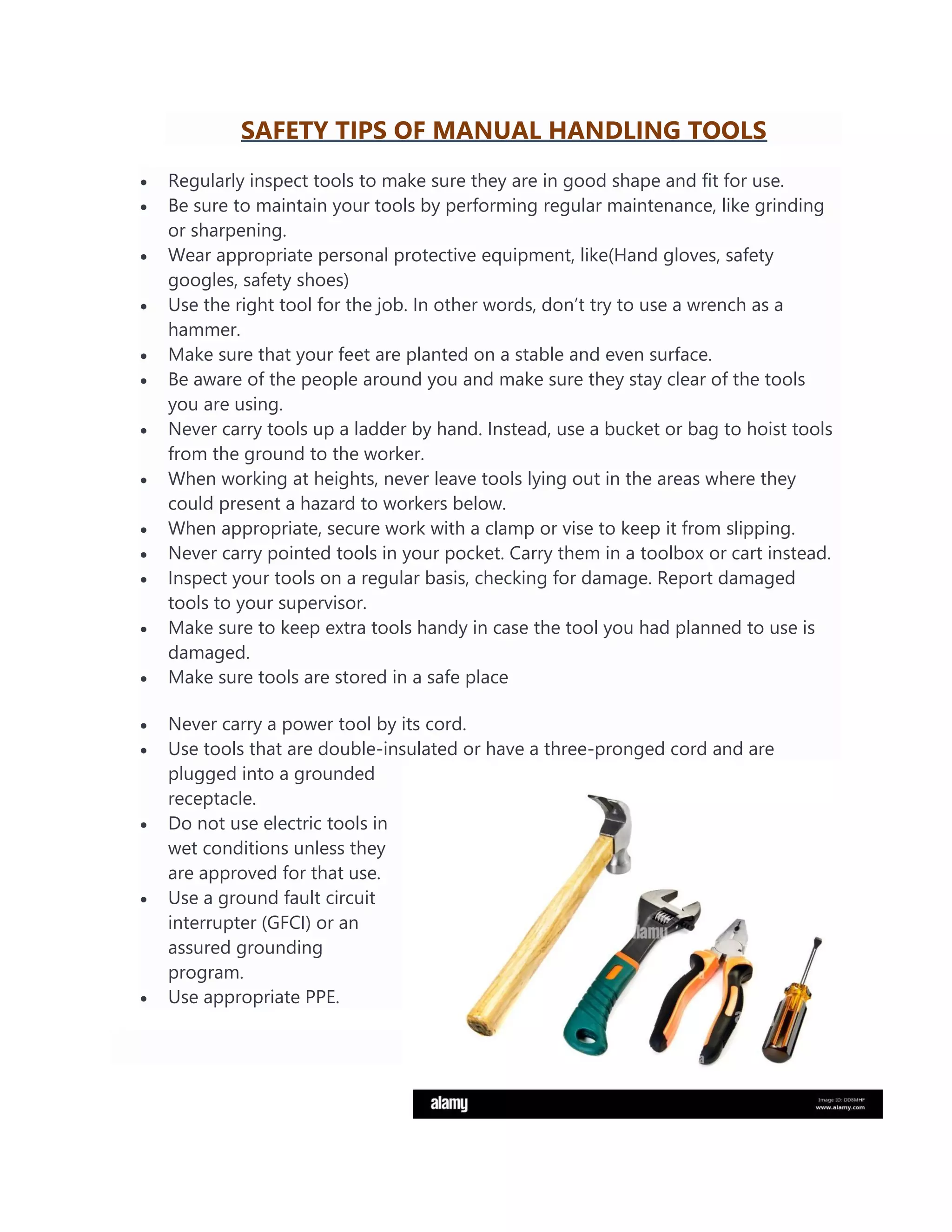 SAFETY TIPS OF ELECTRICAL POWER TOOLS.pdf