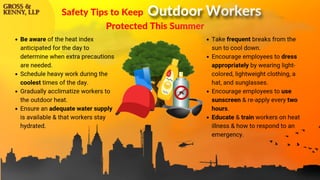 Outdoor Workplace Safety Tips 