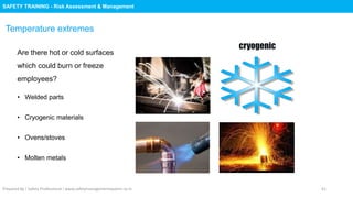 Safety Training : Risk Assessment & Management