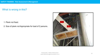 Safety Training : Risk Assessment & Management