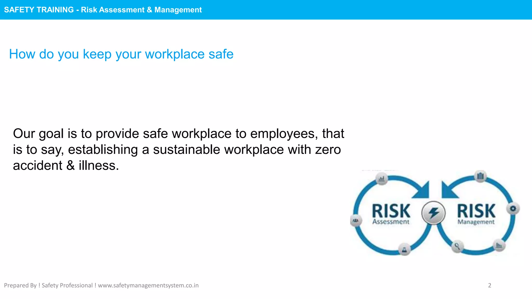 Safety Training : Risk Assessment & Management | PPTX