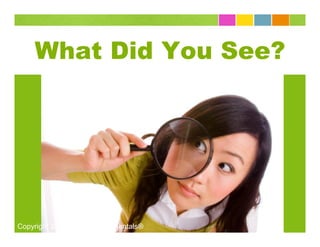 What Did You See?




Copyright 2010 SafetyFUNdamentals®
 