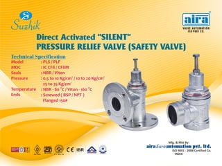 Safety Valve Manufacturer in India