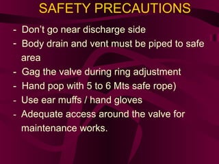Safety valves PPT