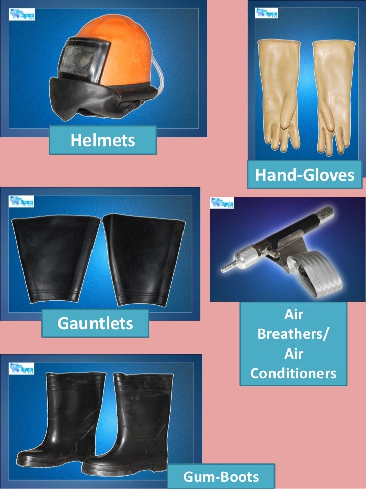 Shot Blasting/Sand Blasting Safety Wear and Spare Parts