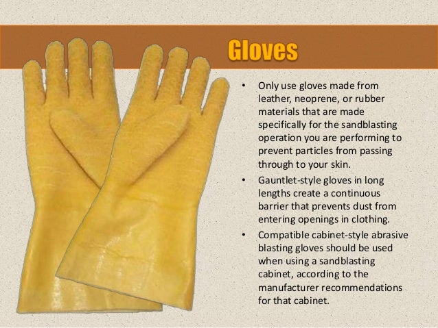 Safety While Sandblasting