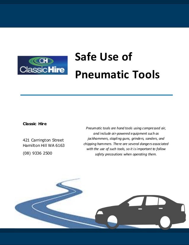 Safe Use of Pneumatic Tools