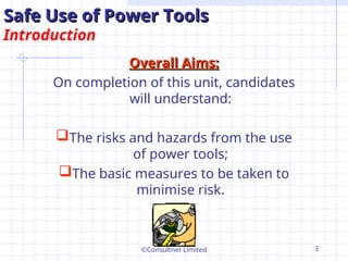 Safe Use of Power Tools Rev0 A training about usage of tools (1).ppt