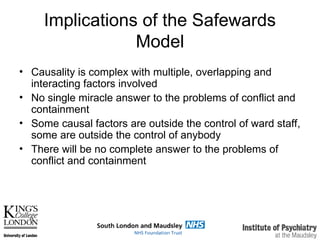 Safewards The Safewards Model and Trial: Reducing Conflict and Containment in ...