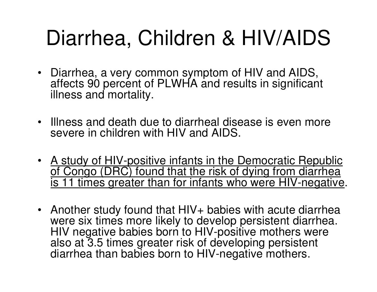 Safe Water & HIV/AIDS