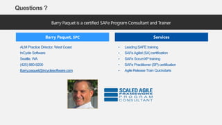 Scaling Agile: SAFe with Visual Studio Team Foundation Server | PPTX