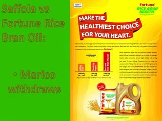 Saffola   : Case study