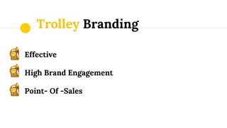 Trolley Branding
Effective
High Brand Engagement
Point- Of -Sales
 