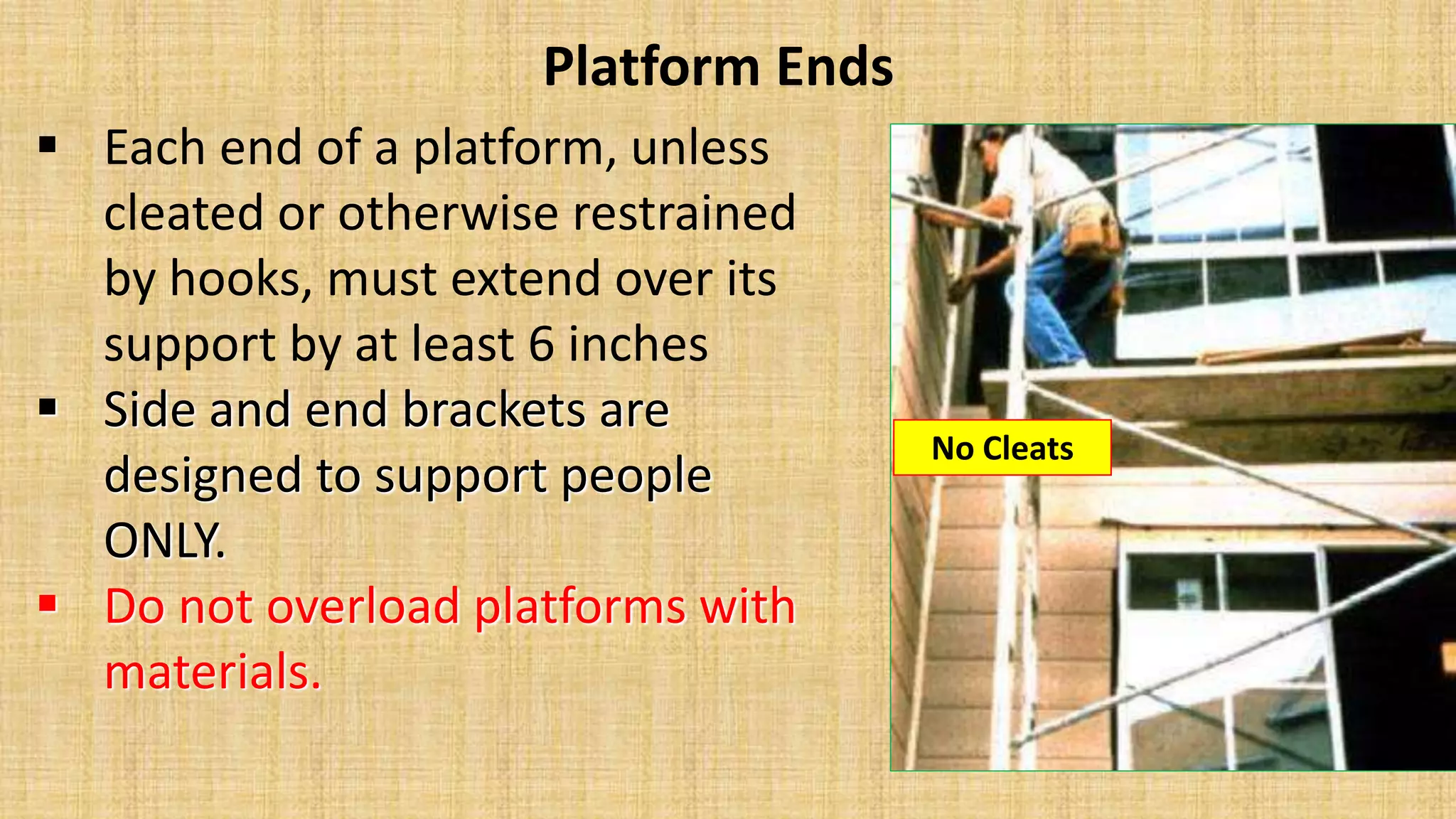 Scaffolding safety at construction site | PPTX