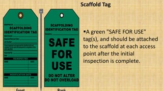 Scaffolding safety at construction site | PPTX