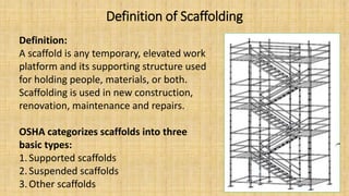 Scaffolding safety at construction site | PPT