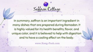 Saffron is a spice that is highly valued in many cultures.pdf