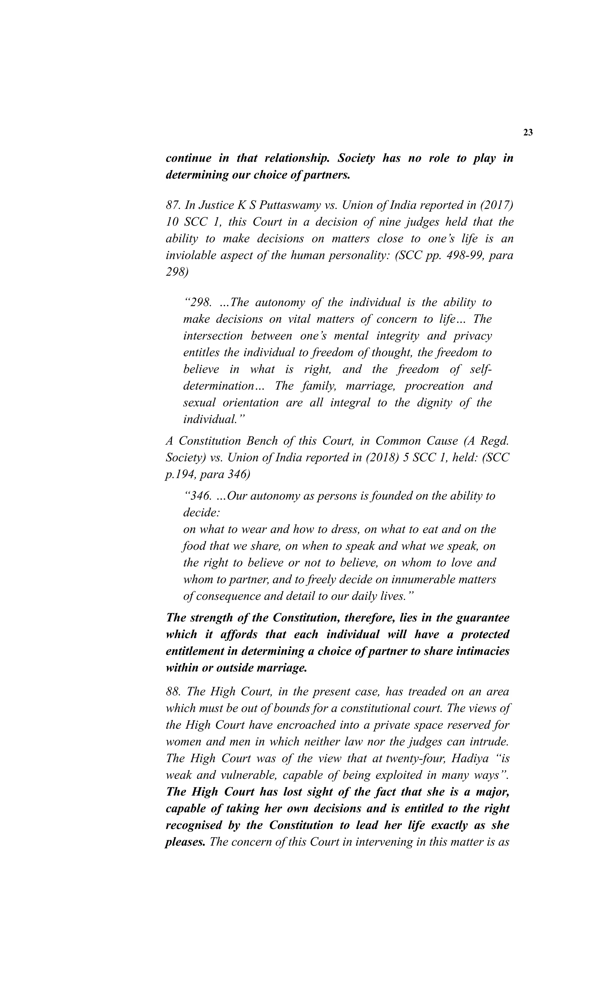 Safia sultana judgment