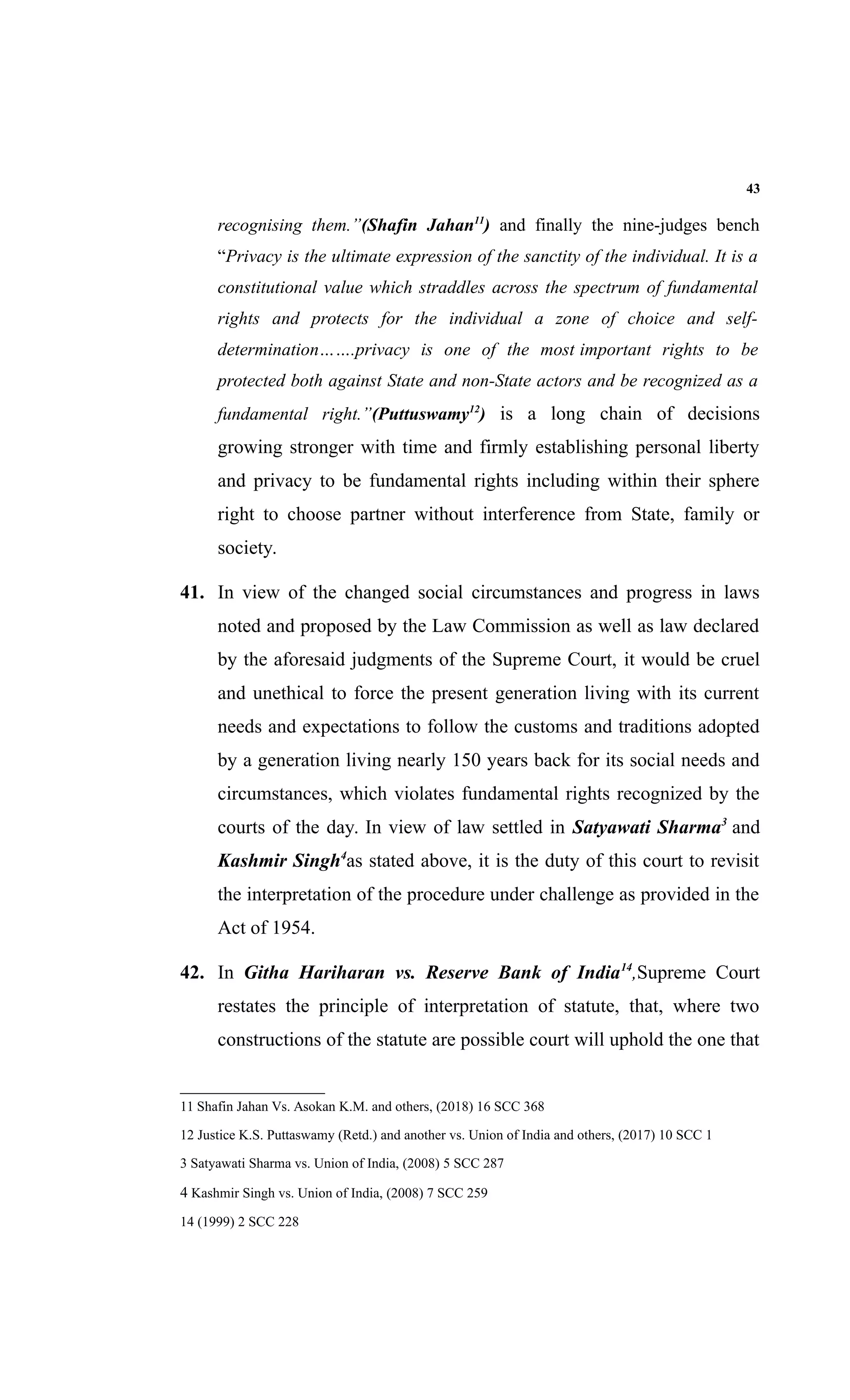 Safia sultana judgment