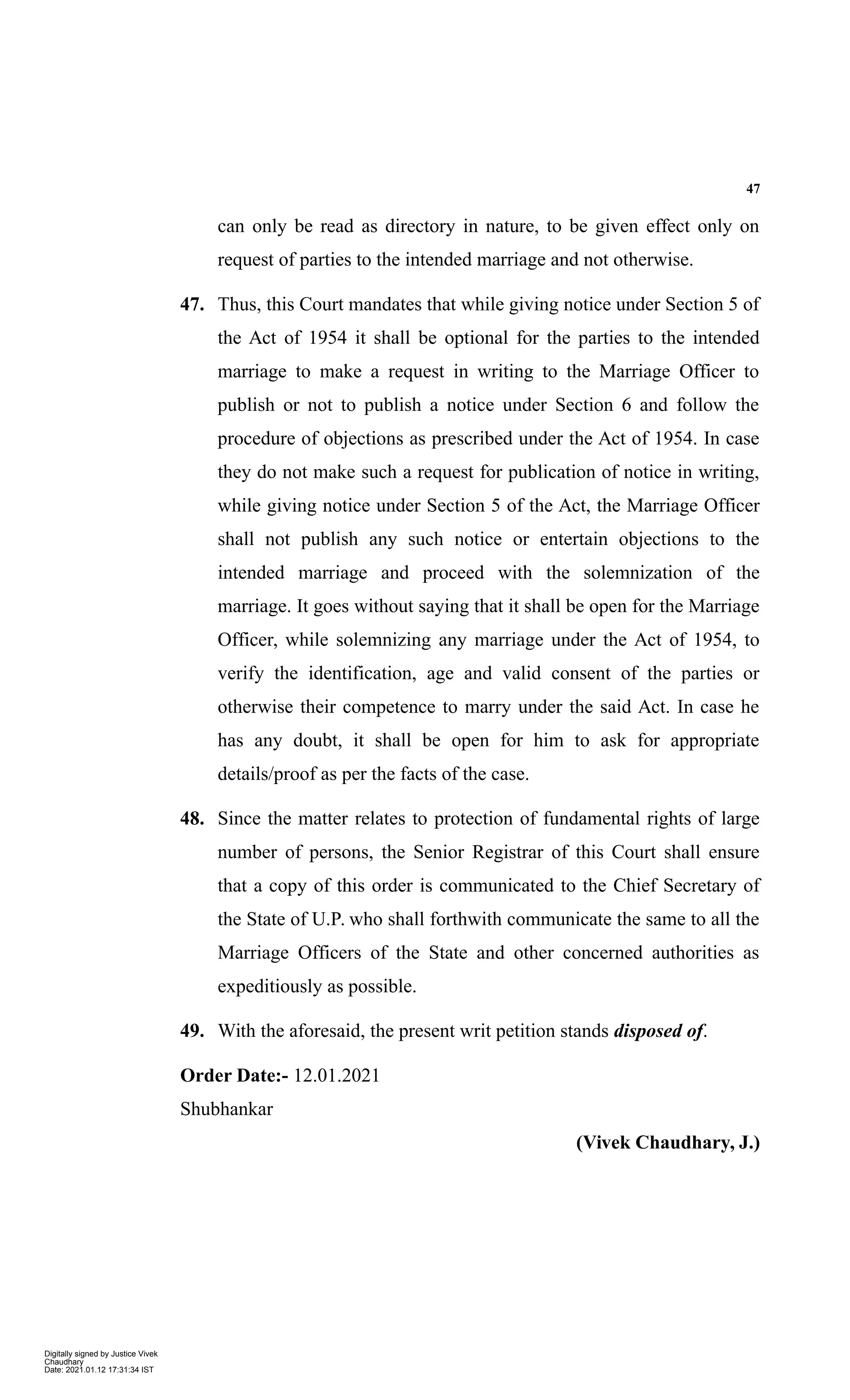 Safia sultana judgment